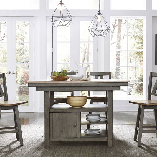 Lindsey Farm - Gathering Table Set - Hornell Furniture Outlet