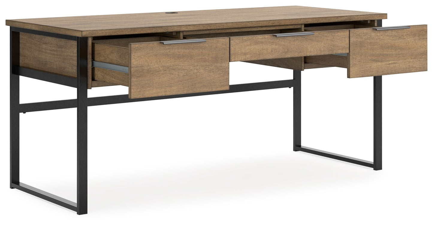 Montia - Light Brown - Home Office Desk - Hornell Furniture Outlet