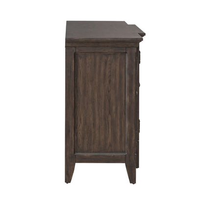 Paradise Valley - 76" TV Console - Dark Brown - Hornell Furniture Outlet