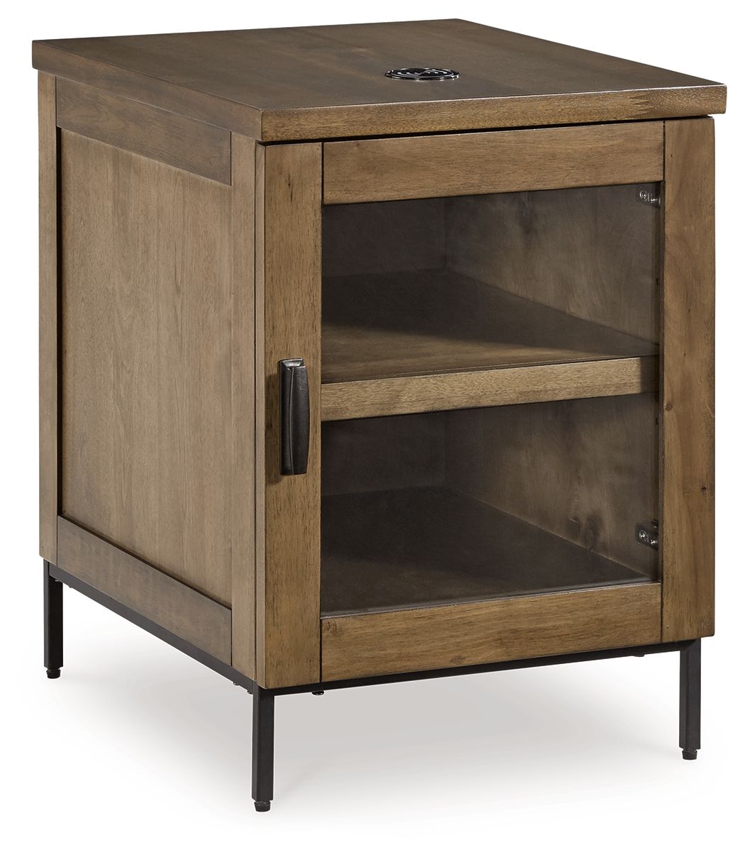 Torlanta - Brown - Chair Side End Table - Hornell Furniture Outlet