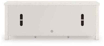 Robbinsdale - Extra Large TV Stand - Antique White - Hornell Furniture Outlet