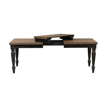 Harvest Home - Rectangular Leg Table - Light Brown - Hornell Furniture Outlet