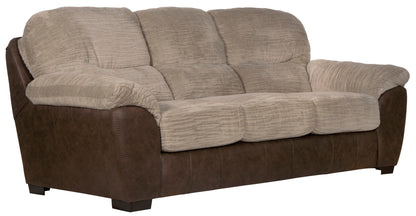 McMahon - Sofa With Drop Down Table - Bark - Hornell Furniture Outlet