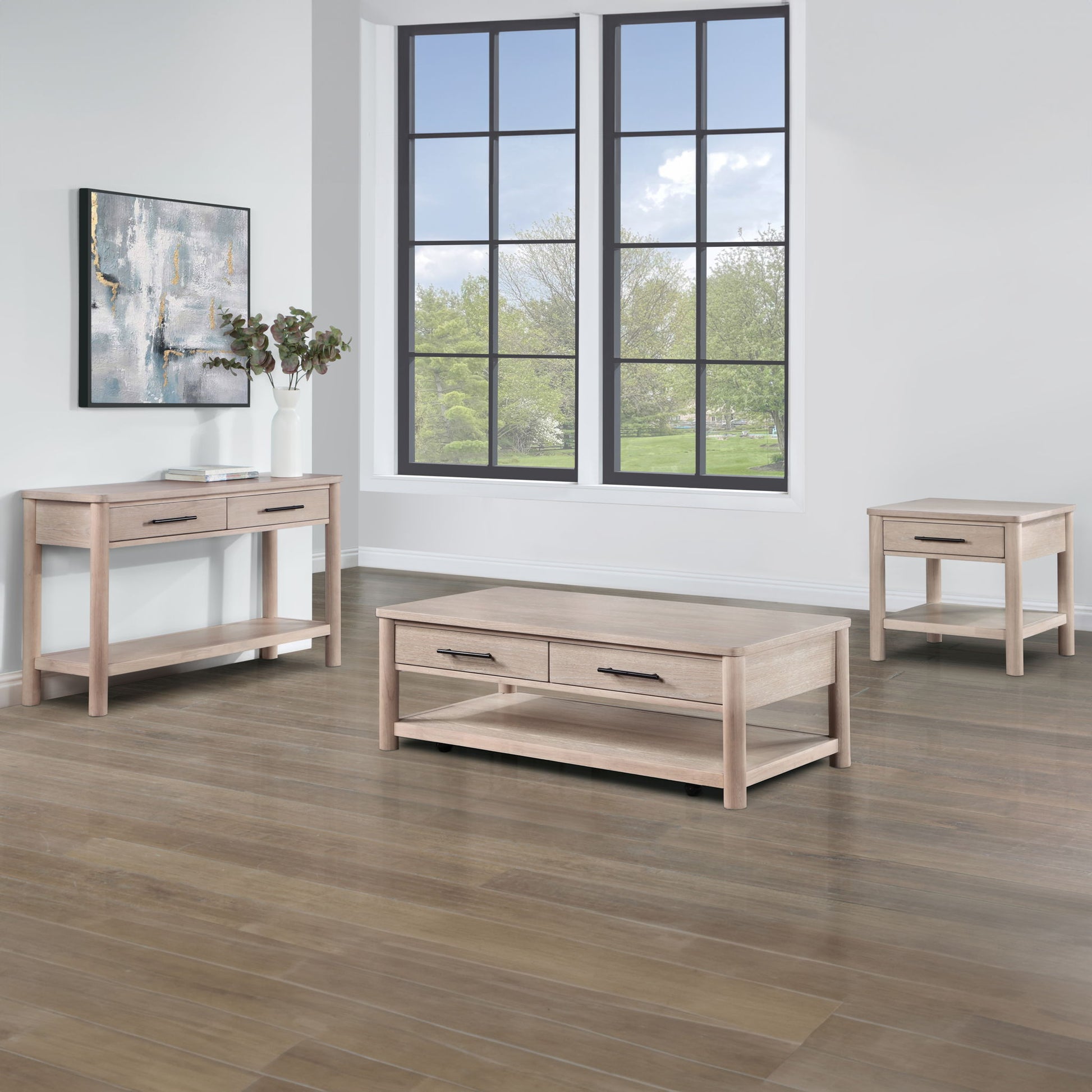 Gabby - Coffee Table - Light Brown - Hornell Furniture Outlet