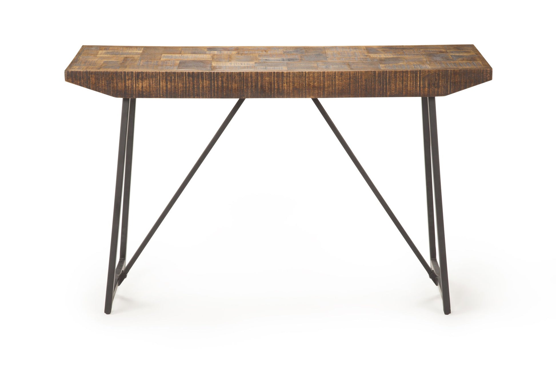 Walden - Parquet Sofa Table - Brown - Hornell Furniture Outlet