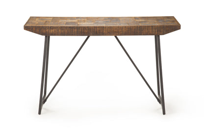 Walden - Parquet Sofa Table - Brown - Hornell Furniture Outlet