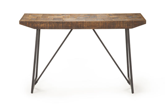 Walden - Parquet Sofa Table - Brown - Hornell Furniture Outlet