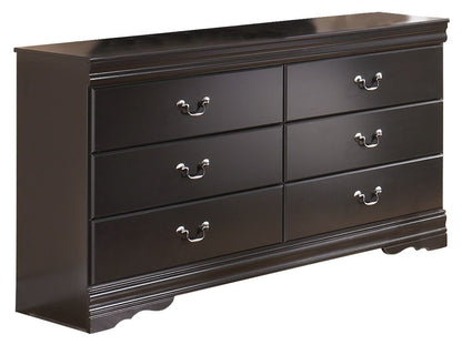 Huey Vineyard - Black - Six Drawer Dresser - Hornell Furniture Outlet