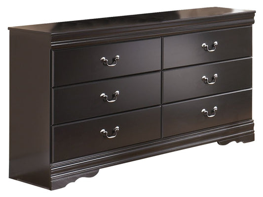 Huey Vineyard - Black - Six Drawer Dresser - Hornell Furniture Outlet