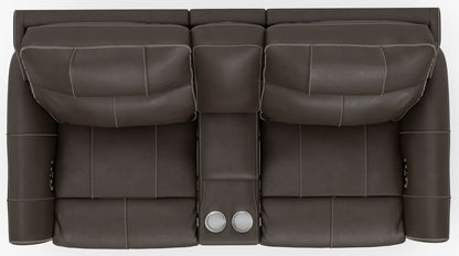 Fredda - Power Recliner Console Loveseat - Hornell Furniture Outlet