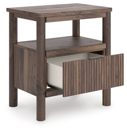 Pamytta - Brown - One Drawer Night Stand - Hornell Furniture Outlet