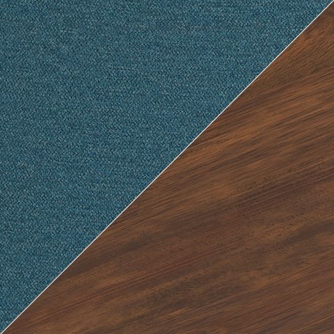 Lyncott - Blue / Brown - Dining Uph Side Chair (Set of 2) - Hornell Furniture Outlet