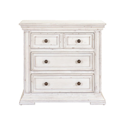Big Valley - Bedside Chest With Charging Station - Hornell Furniture Outlet