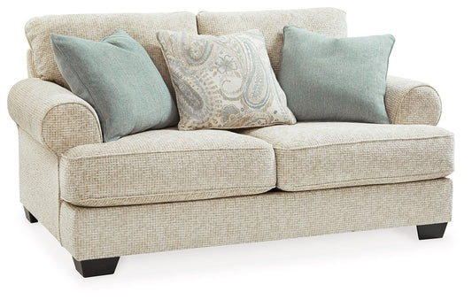 Monaghan - Loveseat - Sandstone - Hornell Furniture Outlet