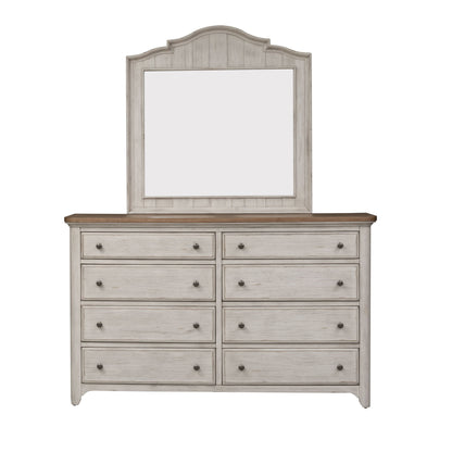 Farmhouse Reimagined - Mirror - White - Hornell Furniture Outlet