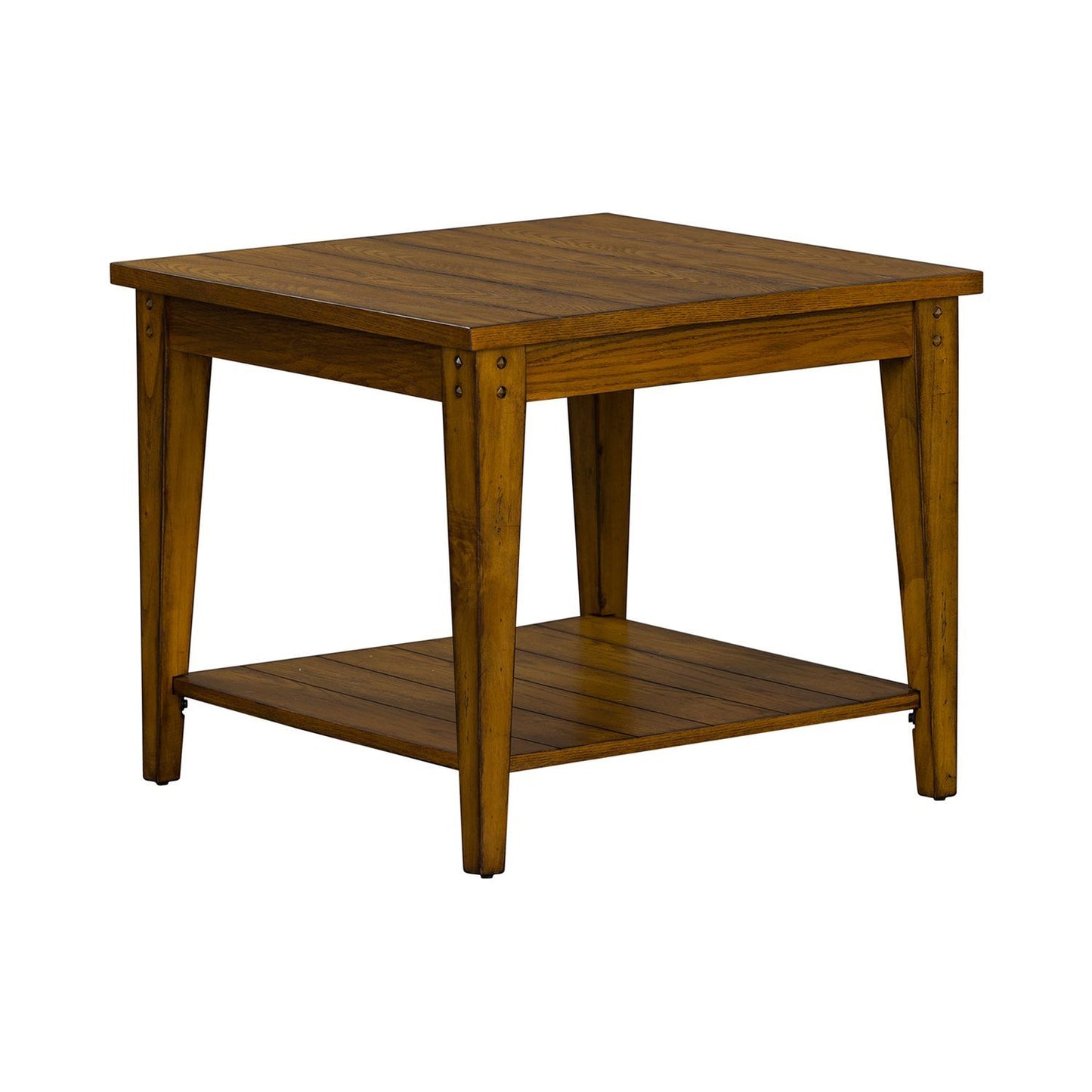 Lake House - Square Lamp Table - Hornell Furniture Outlet