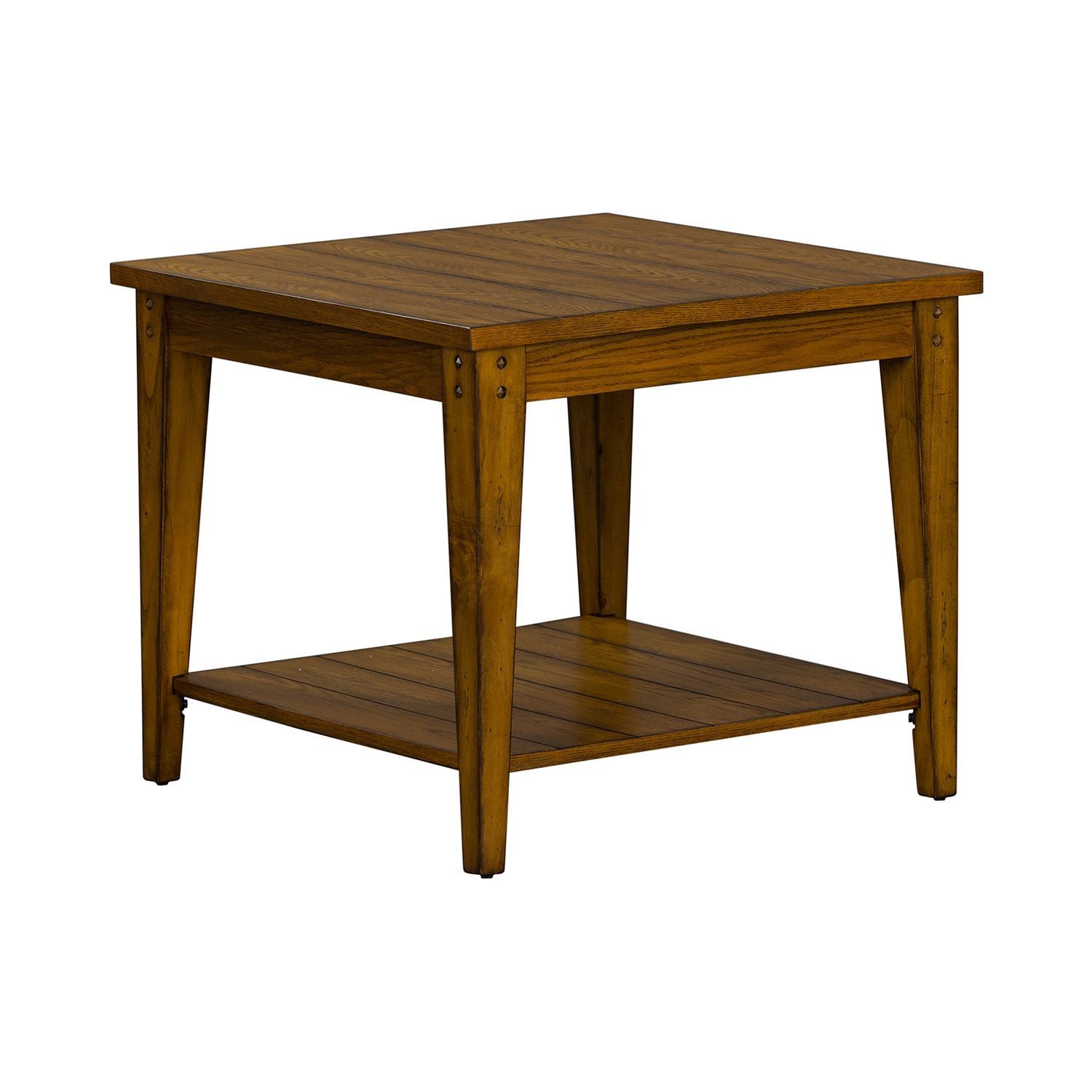 Lake House - Square Lamp Table - Hornell Furniture Outlet