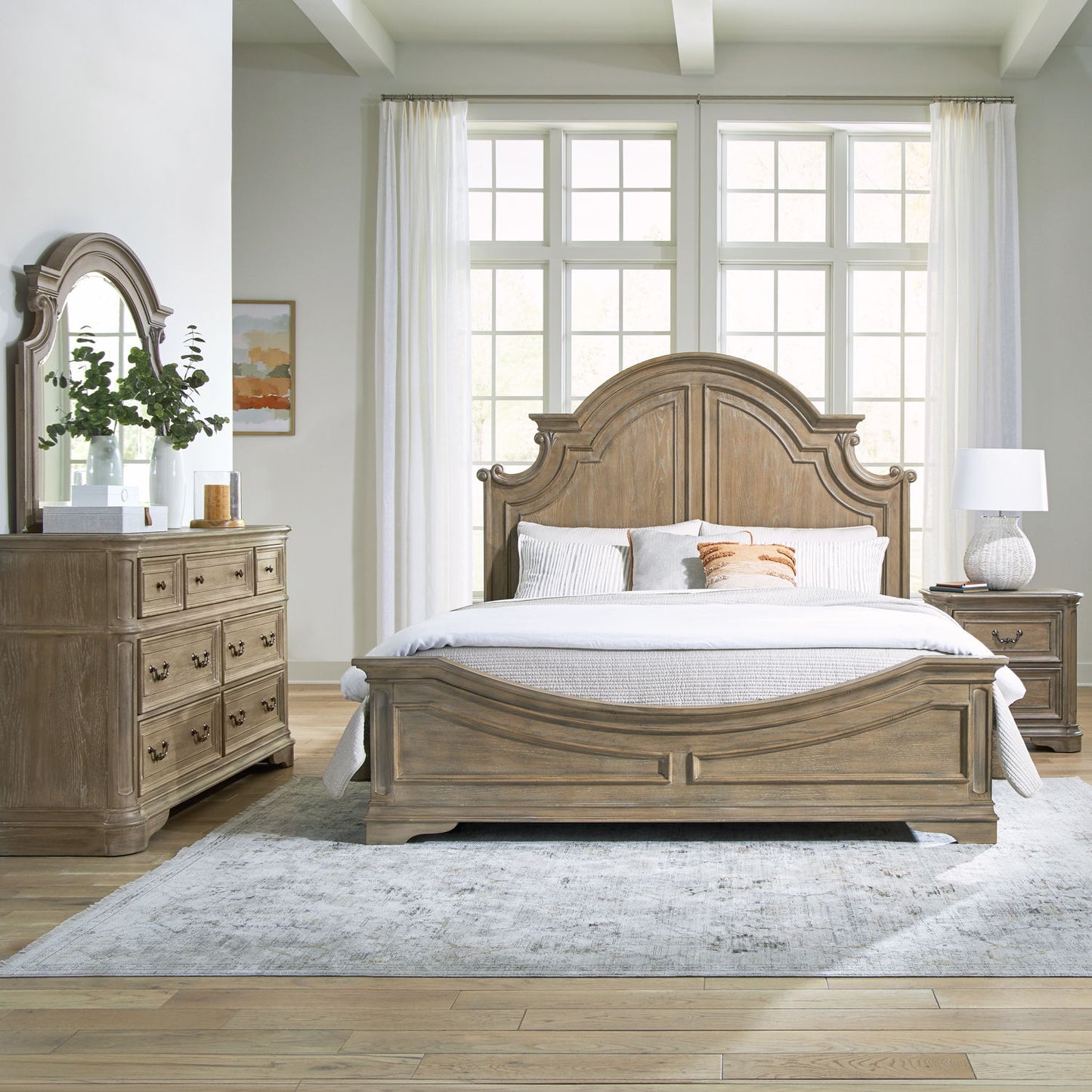 Magnolia Manor - Panel Bedroom Set - Hornell Furniture Outlet