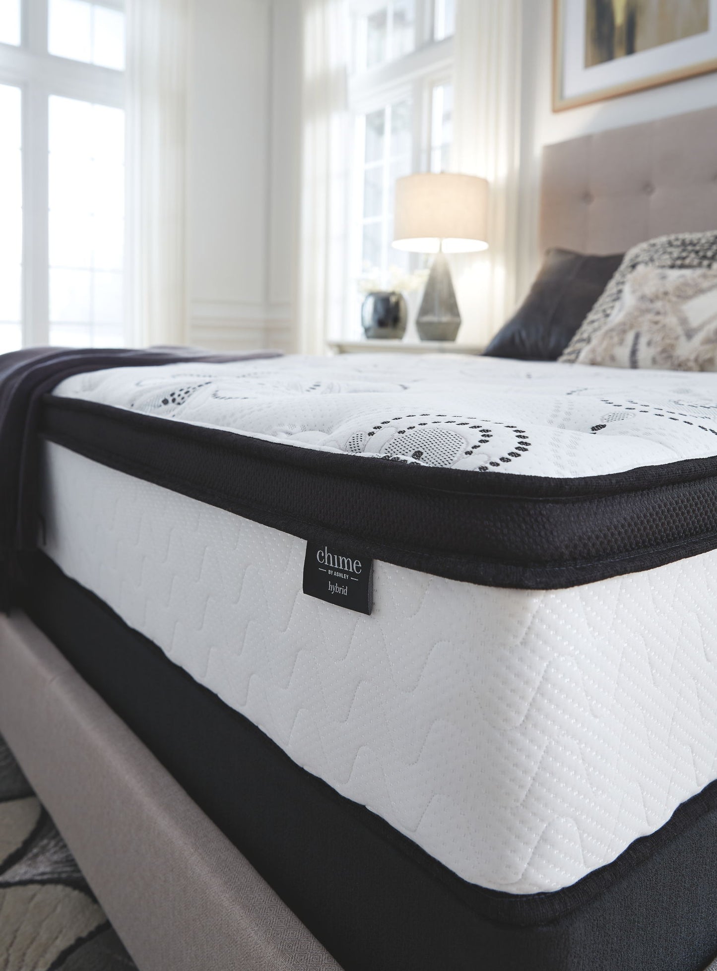 Chime 12 Inch Hybrid - Ultra Plush Hybrid Mattress - Hornell Furniture Outlet
