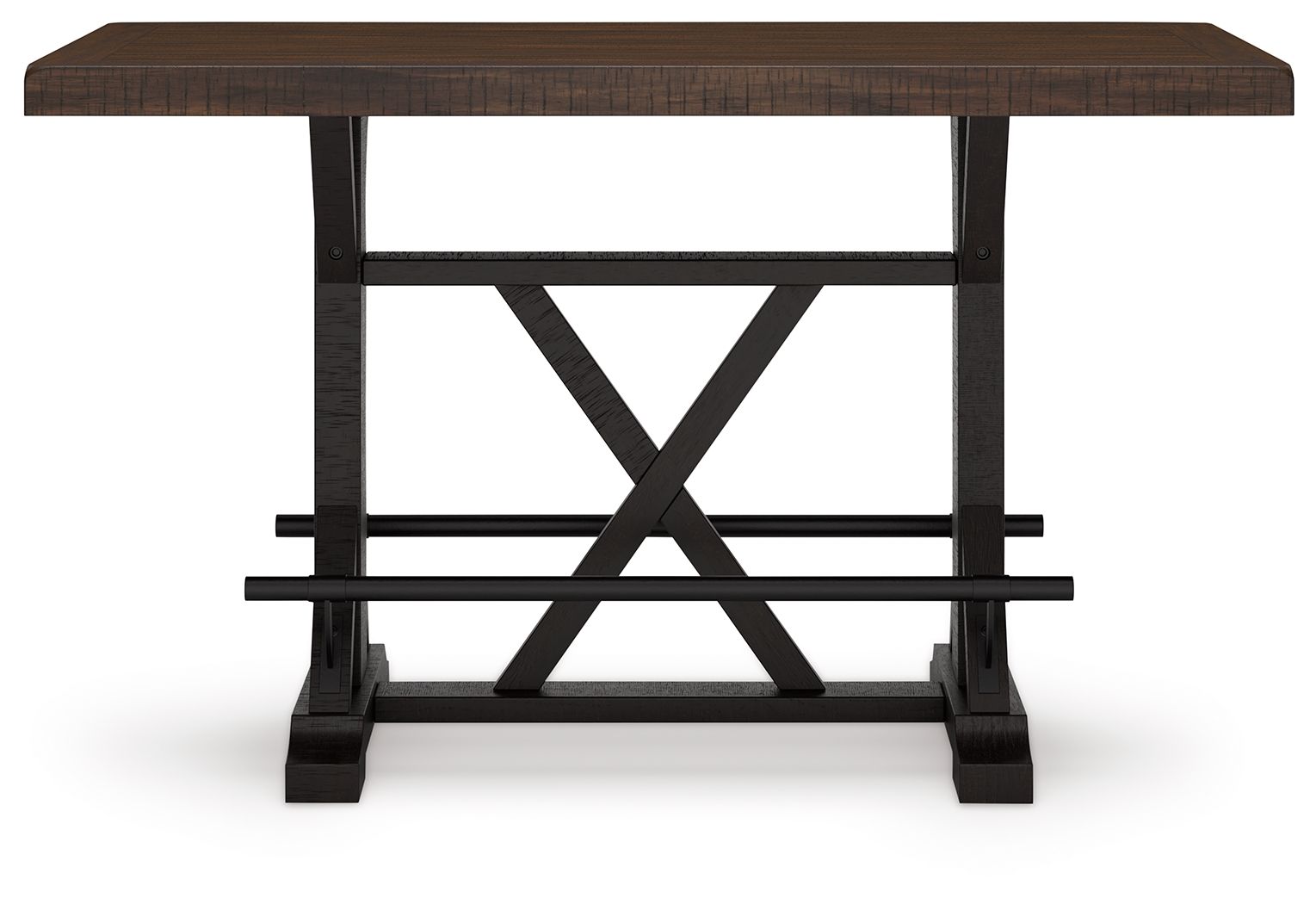 Valebeck - Rect Dining Room Counter Table With Wine Rack - Hornell Furniture Outlet