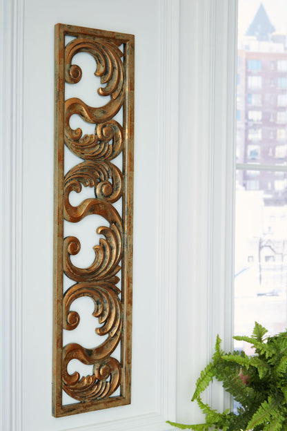 Candelario - Natural - Wall Decor - Hornell Furniture Outlet