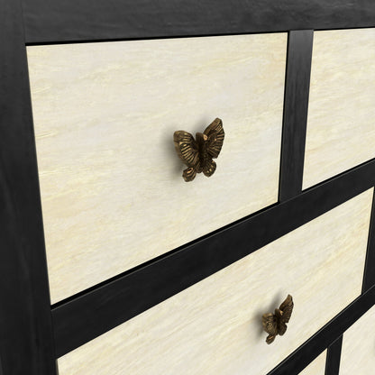 Papillon - 13 Drawers Sideboard - Black - Hornell Furniture Outlet