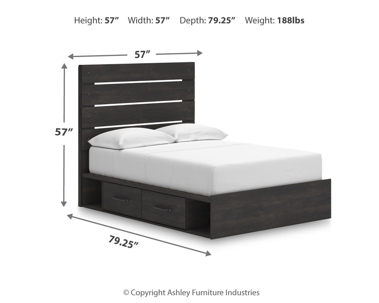 Hollivern - Panel Storage Bed - Hornell Furniture Outlet