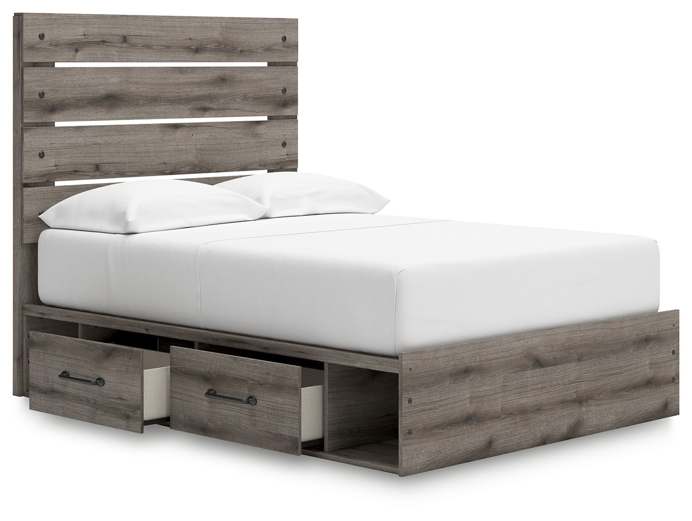 Graystorm - Panel Bed With Storage - Hornell Furniture Outlet