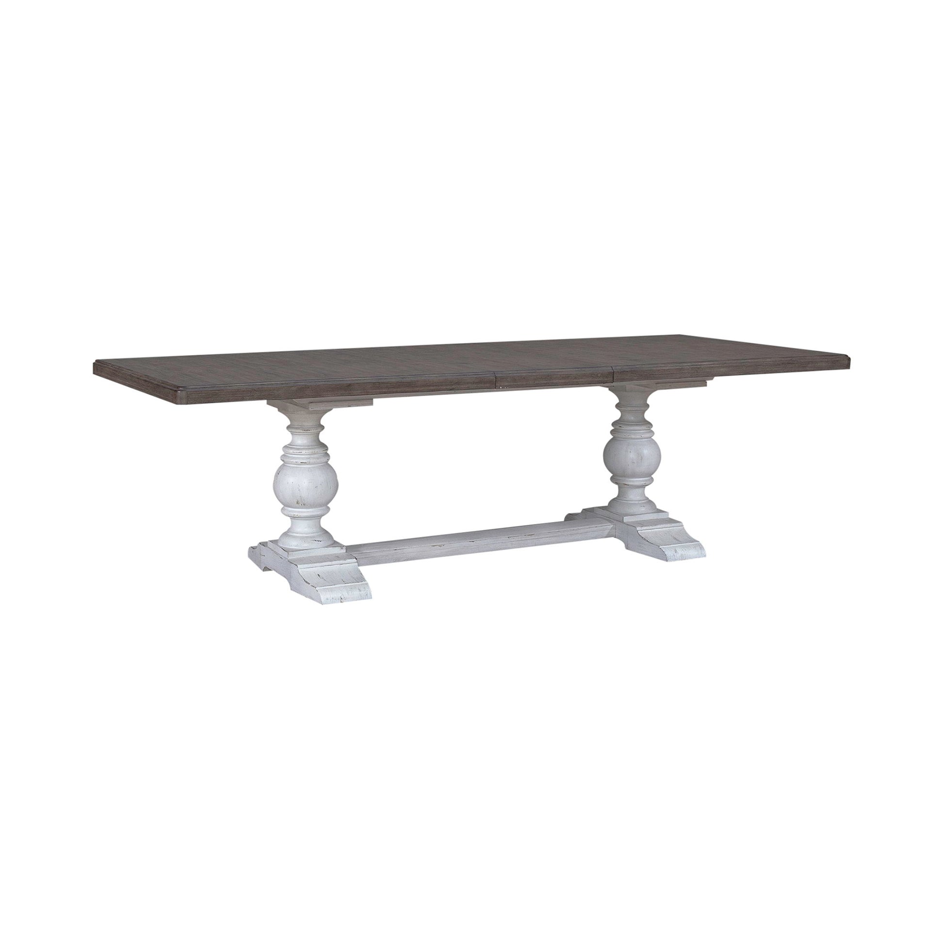 River Place - Trestle Table - White - Hornell Furniture Outlet