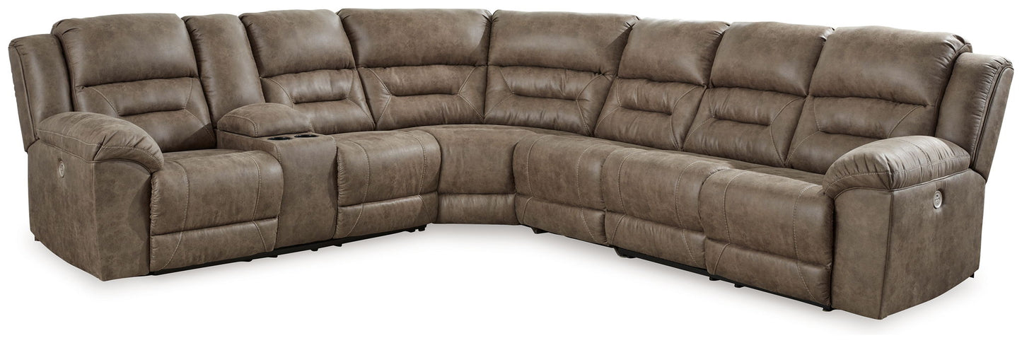 Ravenel - Power Reclining Sectional - Hornell Furniture Outlet