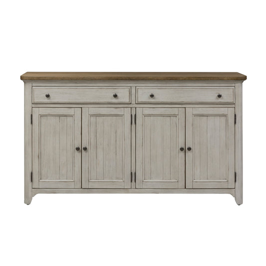 Farmhouse Reimagined - Server - White - Hornell Furniture Outlet