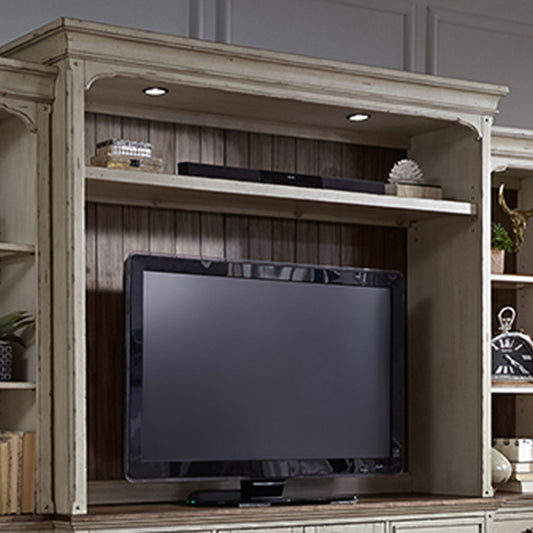 Morgan Creek - Entertainment Hutch - White - Hornell Furniture Outlet