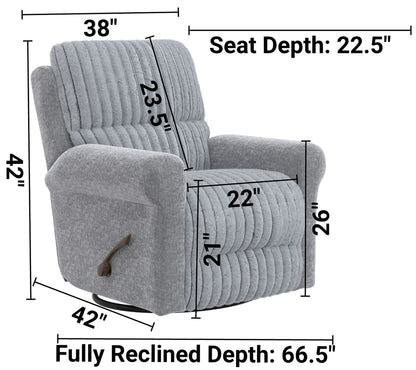 Foxy - Swivel Glider Recliner - Hornell Furniture Outlet