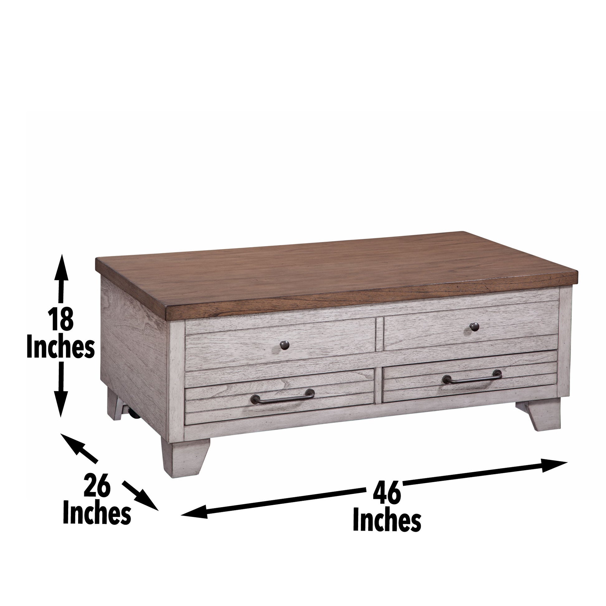 Bear Creek - 3 Piece Table Set - White - Hornell Furniture Outlet