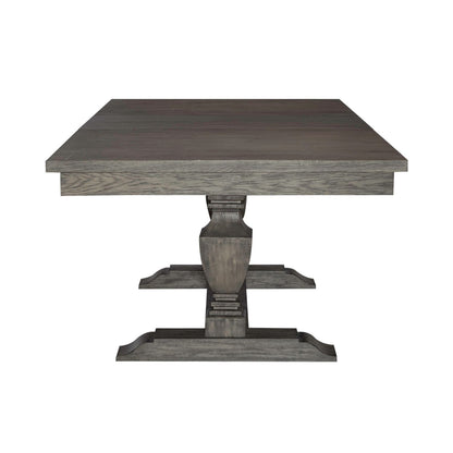 Westfield - Trestle Table - Dark Brown - Hornell Furniture Outlet