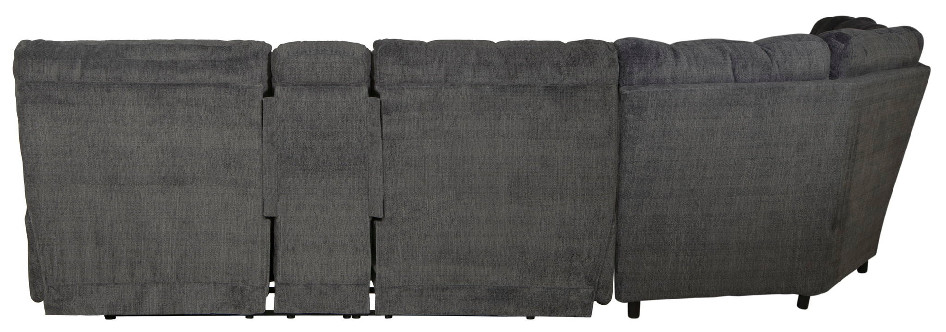 Ashland - Reclining Sectional With 4 Lay Flat Reclining Seats - Hornell Furniture Outlet