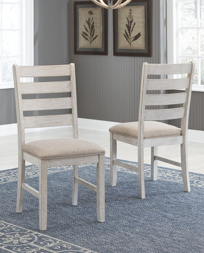 Skempton - White - Dining UPH Side Chair (Set of 2) - Hornell Furniture Outlet