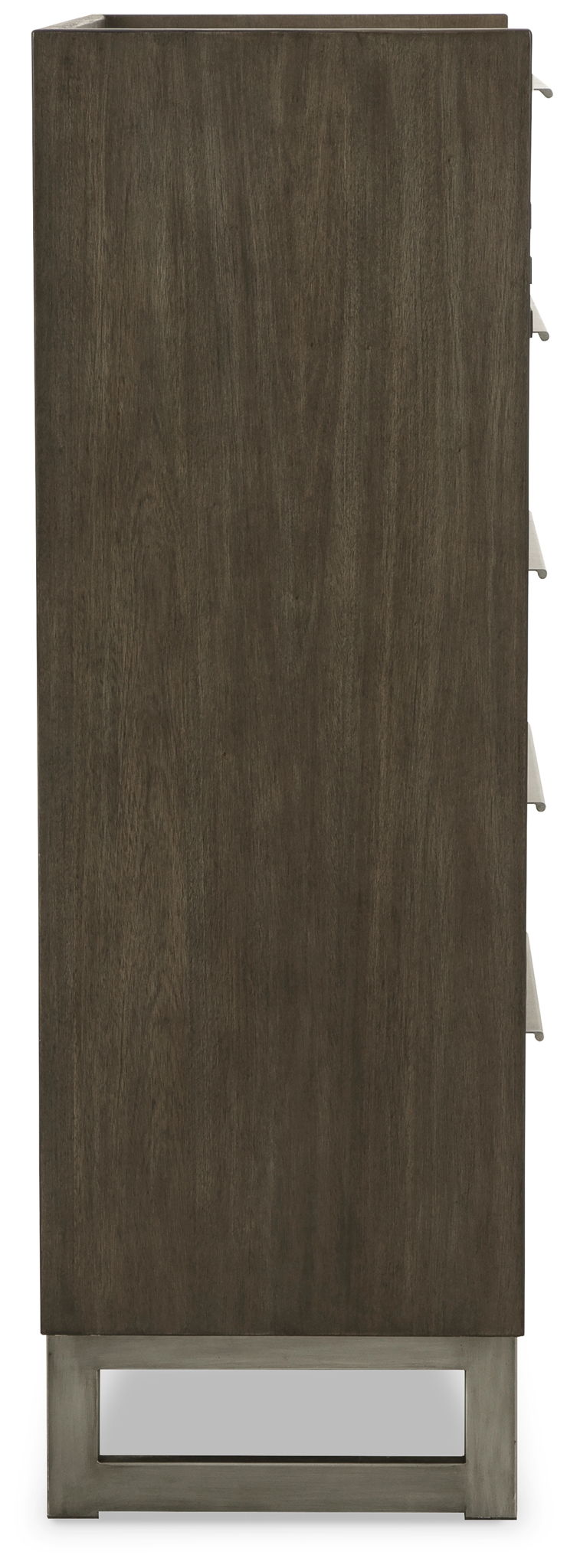 Arkenton - Grayish Brown / White - Five Drawer Chest - Hornell Furniture Outlet