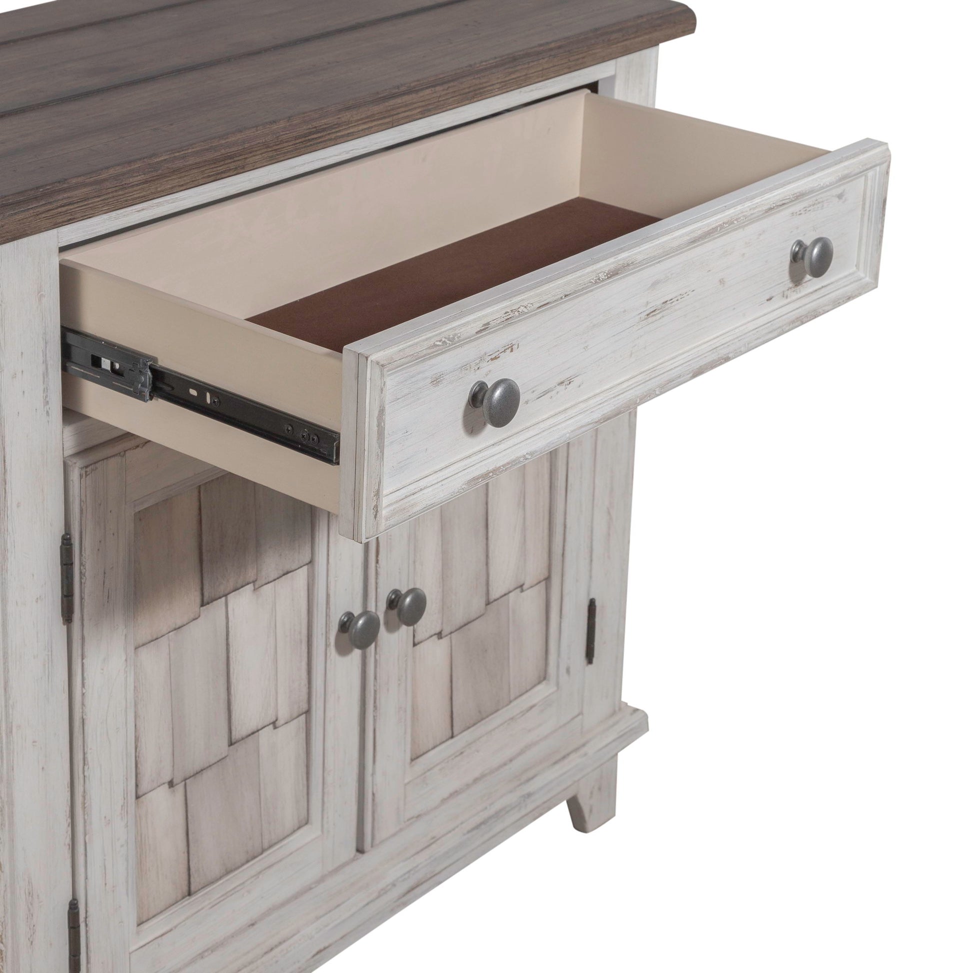 River Place - Accent Cabinet - White - Hornell Furniture Outlet