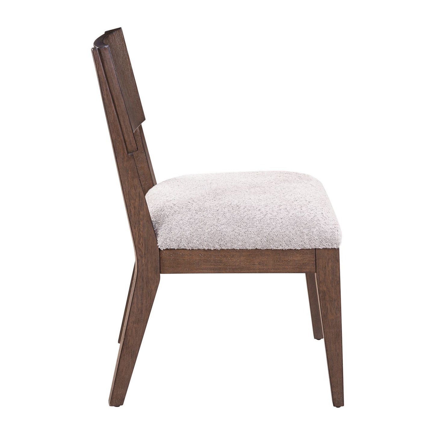 Cascade Falls - Panel Back Side Chair (RTA) - Brown - Hornell Furniture Outlet