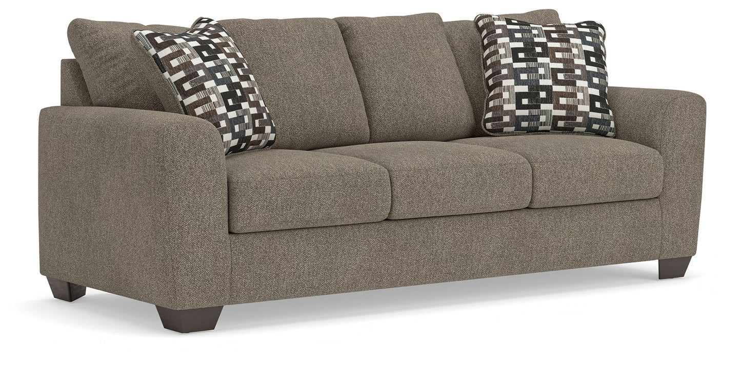 Triston - Peaks - Queen Sofa Sleeper - Suede - Hornell Furniture Outlet