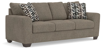 Triston - Peaks - Queen Sofa Sleeper - Suede - Hornell Furniture Outlet