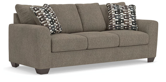 Triston - Peaks - Queen Sofa Sleeper - Suede - Hornell Furniture Outlet