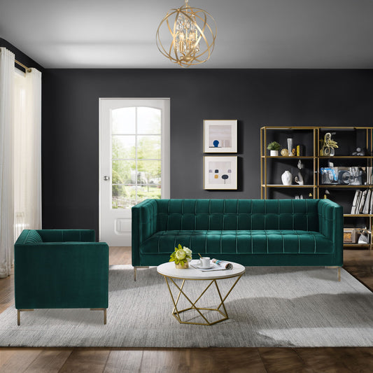 Isaac - Sofa And Loveseat - Gray - Hornell Furniture Outlet
