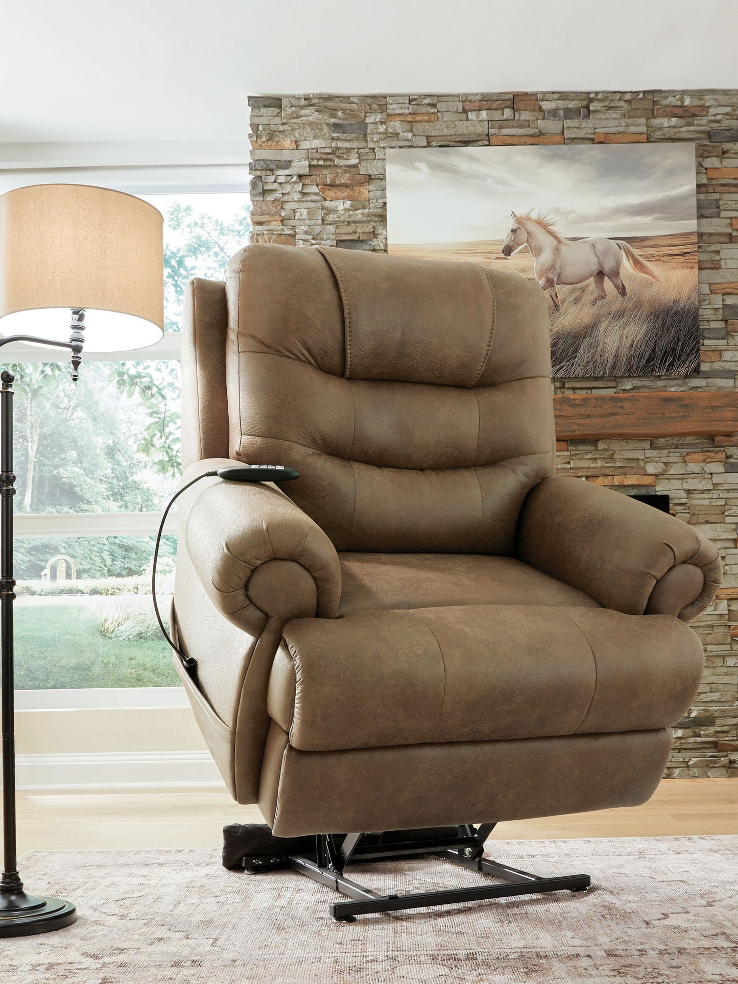 Revived and Restored - Power Lift Recliner - Hornell Furniture Outlet