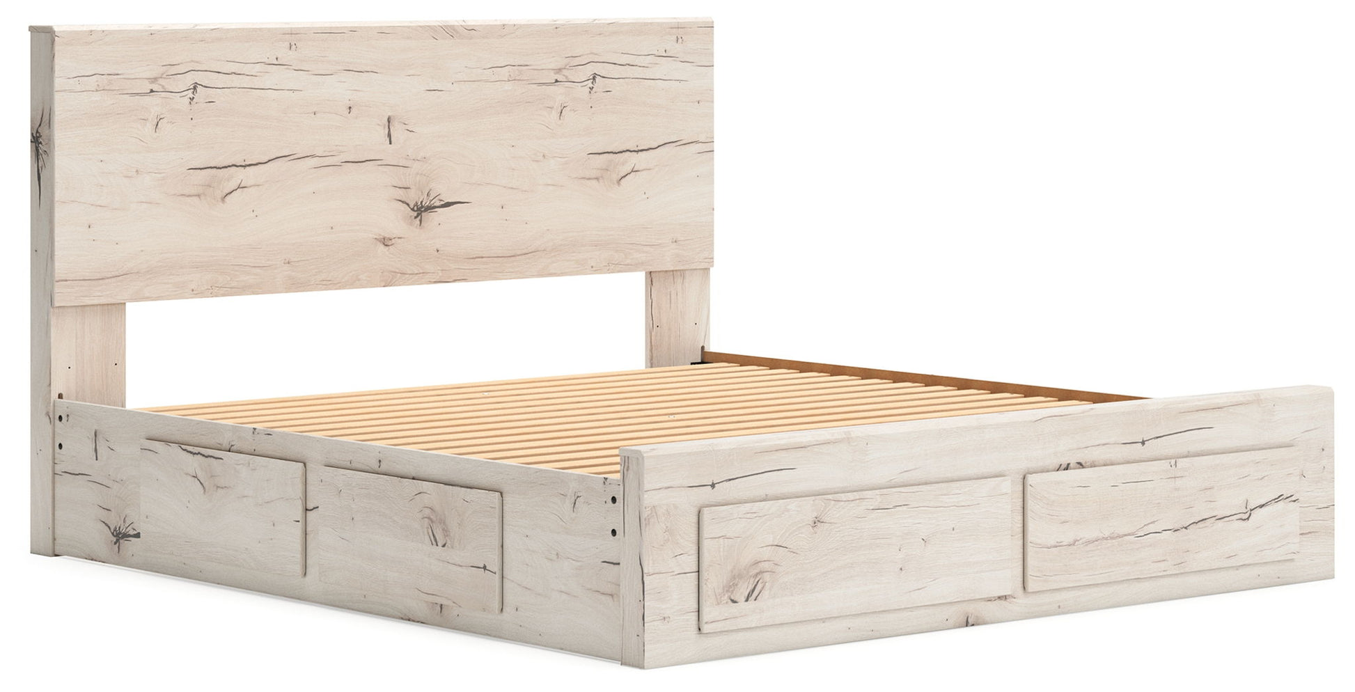Lawroy - Panel Bed With Storage - Hornell Furniture Outlet