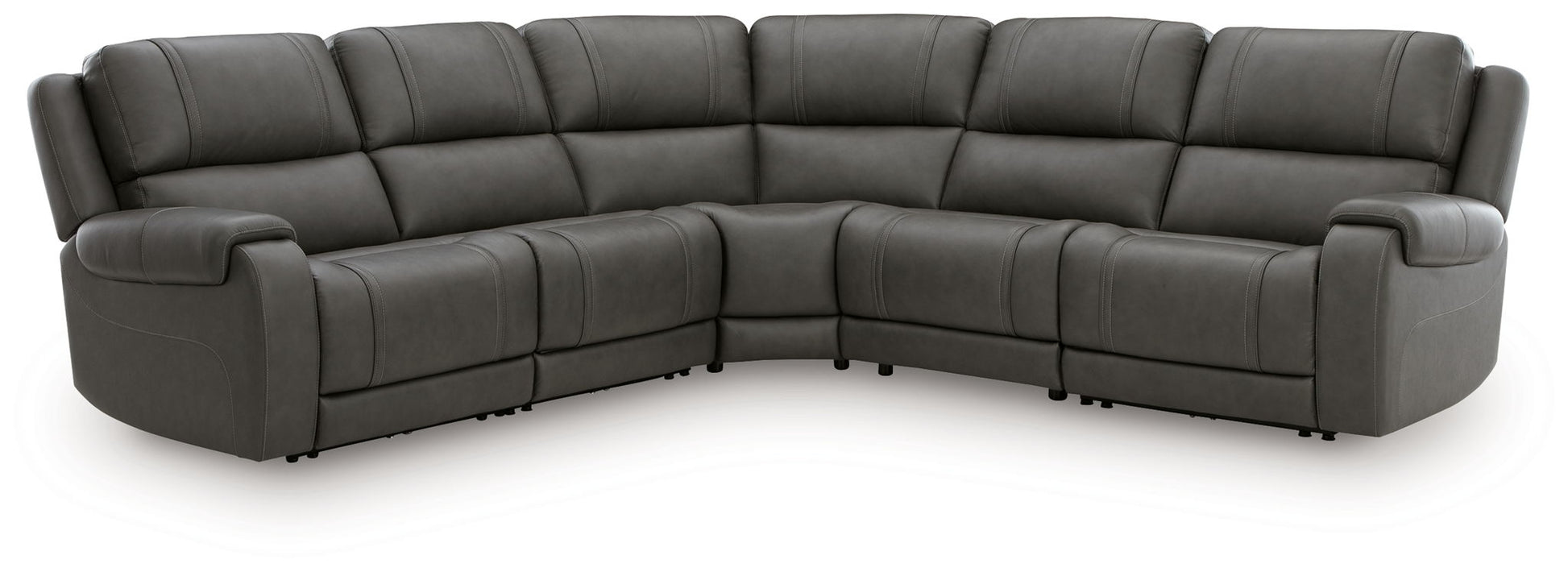 5Z - Pittson - Power Reclining Sectional - Hornell Furniture Outlet