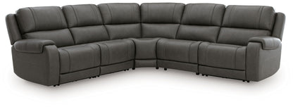 5Z - Pittson - Power Reclining Sectional - Hornell Furniture Outlet