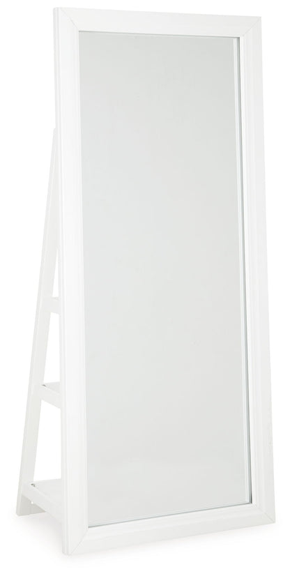 Evesen - Floor Standing Mirror/Storage - Hornell Furniture Outlet