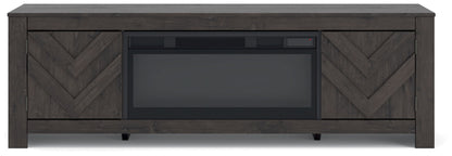 Cayboni - LG TV Stand With Fireplace Option - Hornell Furniture Outlet